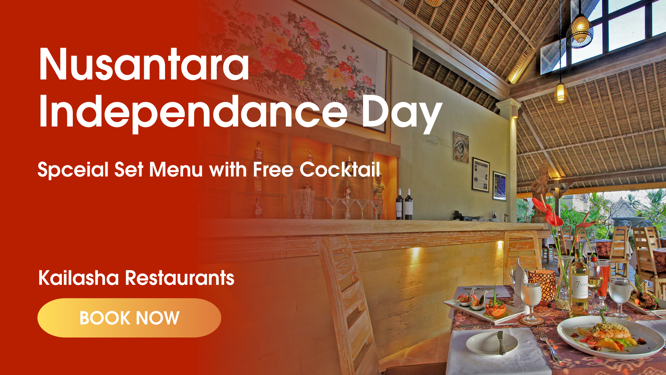 Nusantara Independence Day with Special Set Menu and Free Cocktail