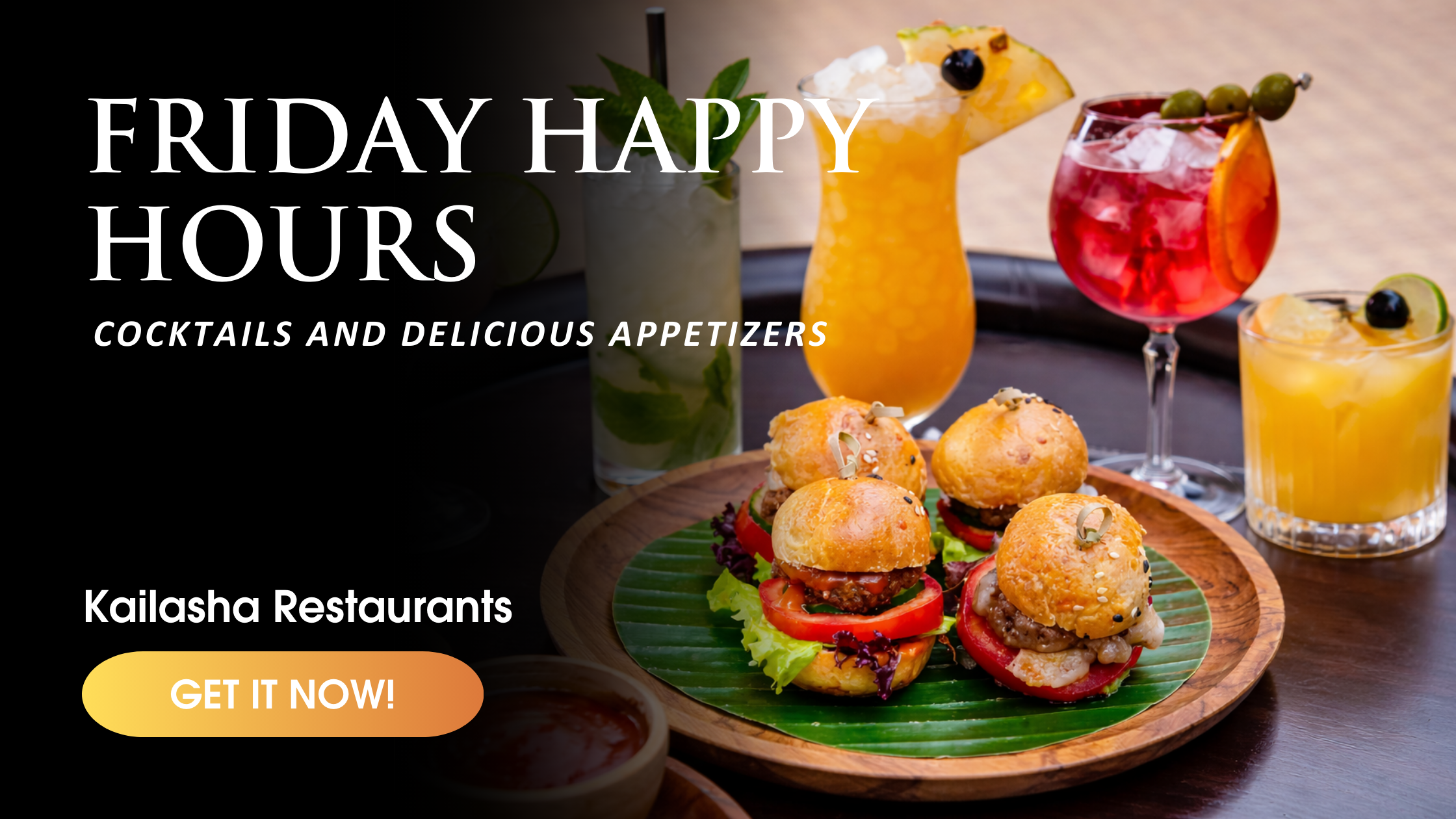 Kailasha Restaurant Friday Happy Hours