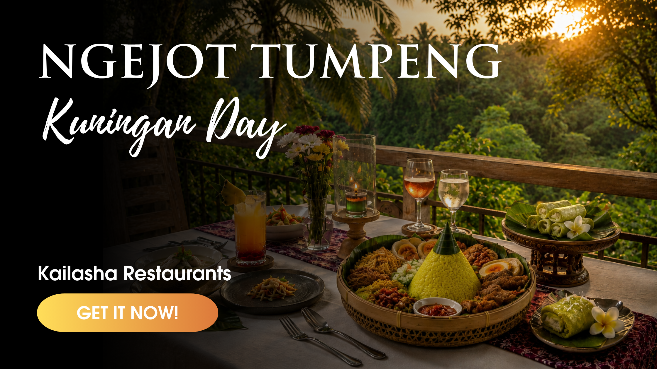 Ngejot Tumpeng Kuningan Day