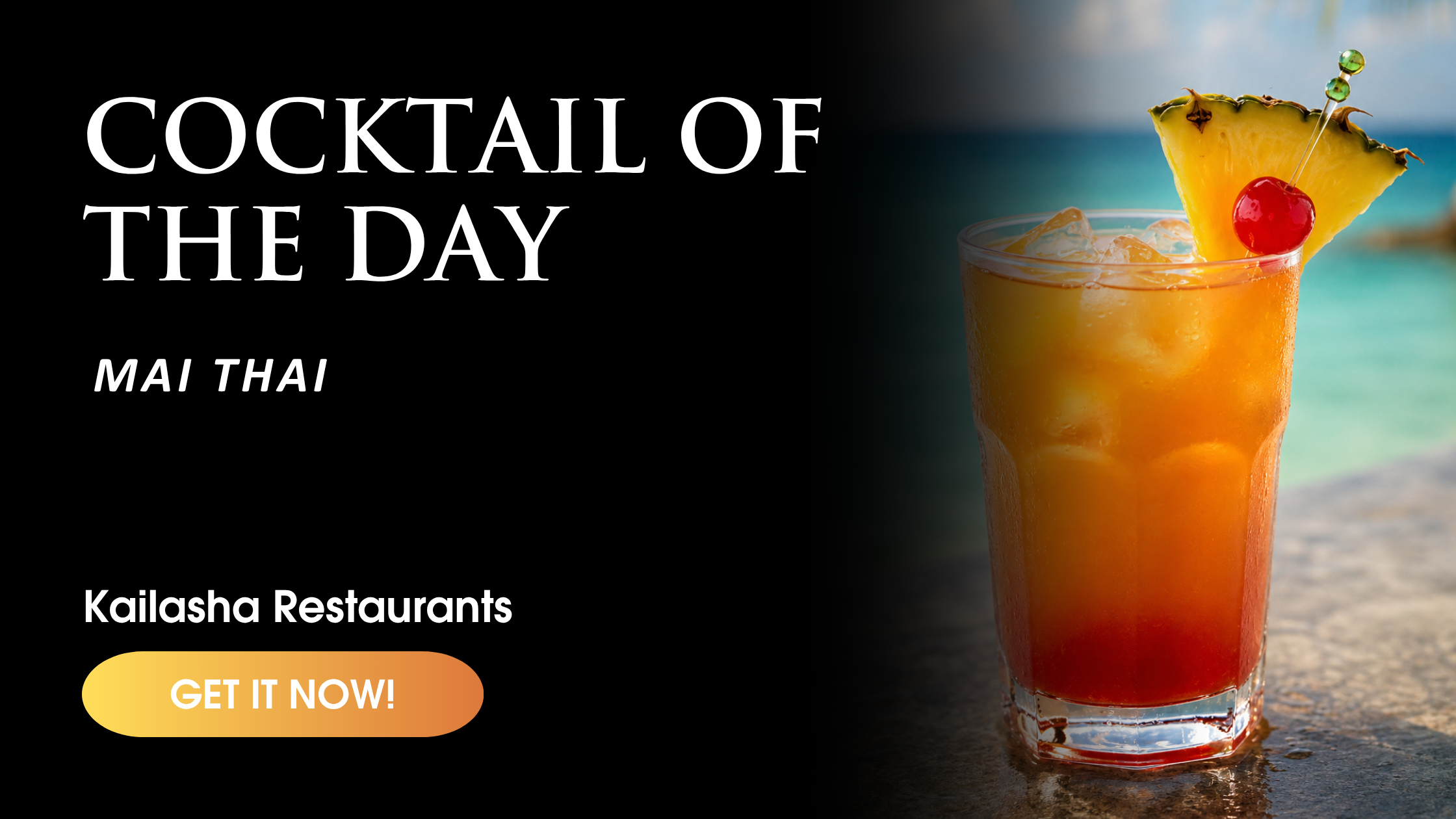 Cocktail of the day at Kailasha